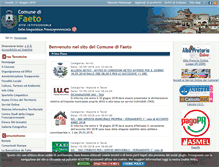 Tablet Screenshot of comune.faeto.fg.it